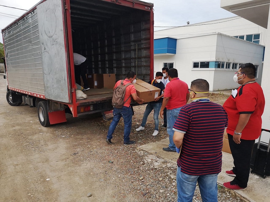 Presidencia de la República entrega los 10 primeros ventiladores mecánicos al Departamento de Putumayo.