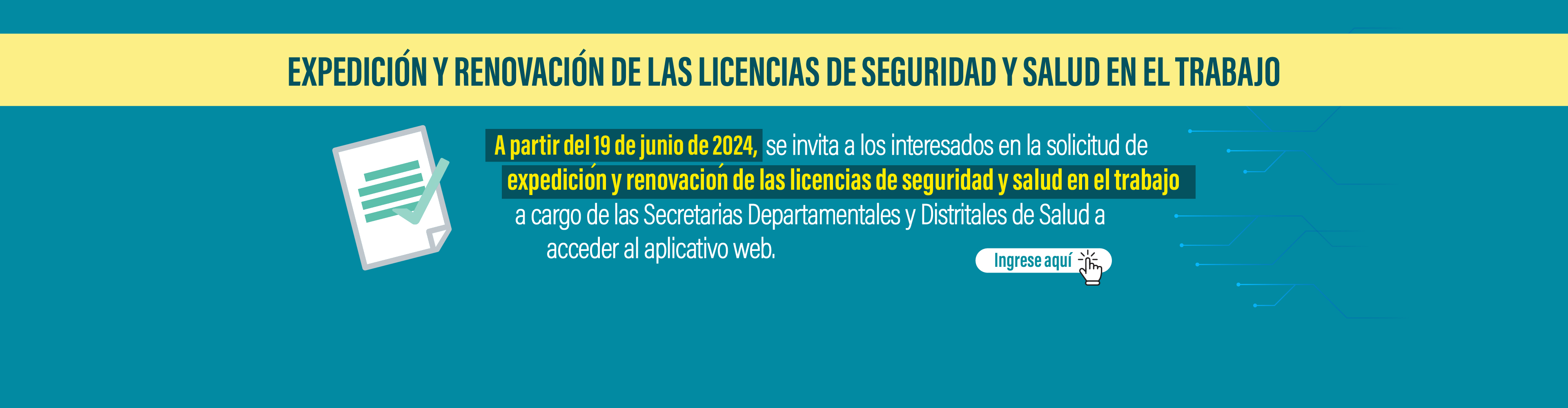 Trámite de licencias de seguridad y salud en el trabajo
